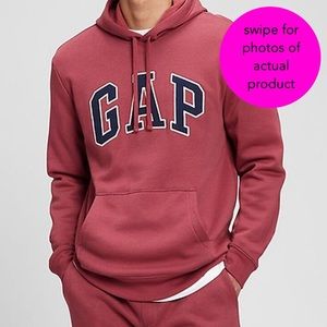 Gap Logo Hoodie - clay